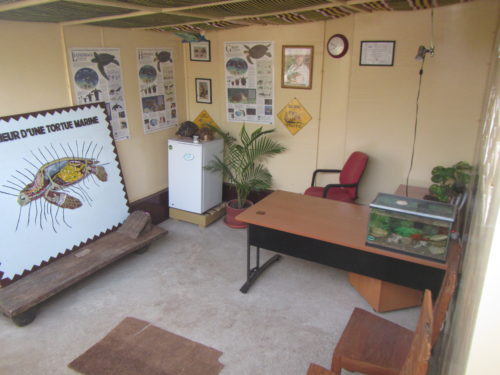 Reception and information office of the African Chelonian Institute - Rhodin Center - Senegal